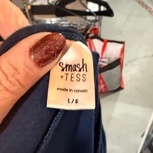 Super Soft, Long Sleeve, Smashing Test, Jumpsuit Size Large Blue